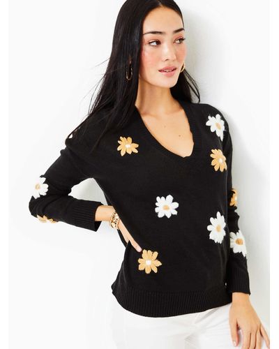 Lilly Pulitzer Tensley Sweater - Black