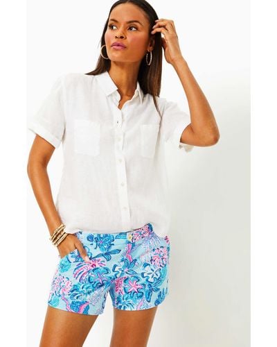 Lilly Pulitzer 5" Callahan Stretch Short - White