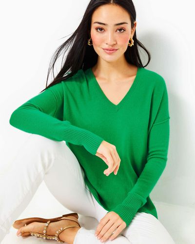 Lilly Pulitzer Bedford Cashmere Sweater - Green