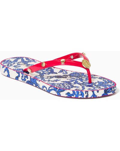 Lilly Pulitzer Pool Flip Flop - White