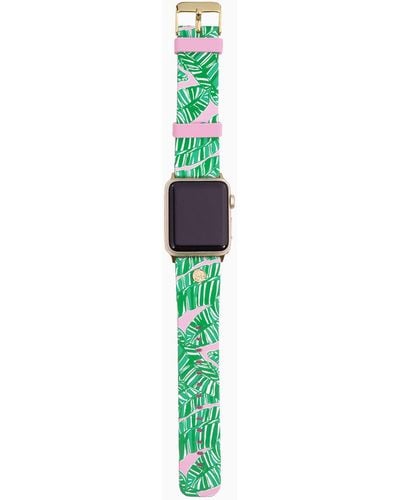 Lilly Pulitzer Silicone Apple Watch Band - Green