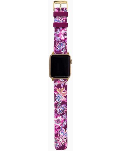 Lilly Pulitzer Silicone Apple Watch Band - Pink