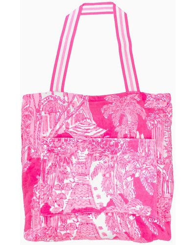 Lilly Pulitzer Towel Tote - Pink