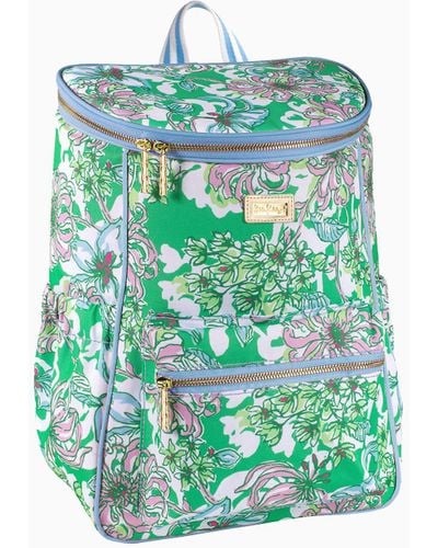 Lilly Pulitzer Backpack Cooler - Green