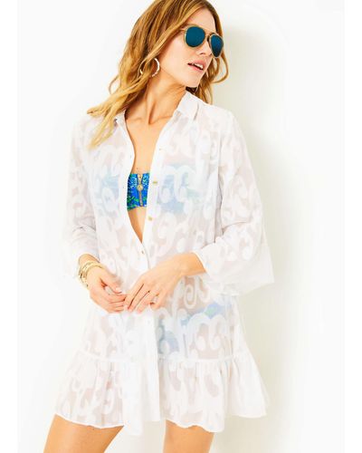 Lilly Pulitzer Linley Cover-up - White