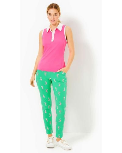 Lilly Pulitzer Upf 50+ Luxletic 28" Corso Golf Pant - Pink