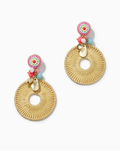 Lilly Pulitzer Women's Cabana Cocktail Earrings In Blue - In Blue