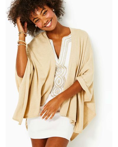 Lilly Pulitzer Terri Sweater Wrap - Natural