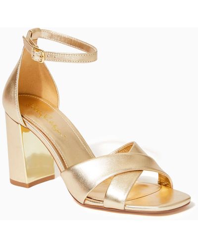 Lilly Pulitzer Kendall Leather Sandal - Metallic