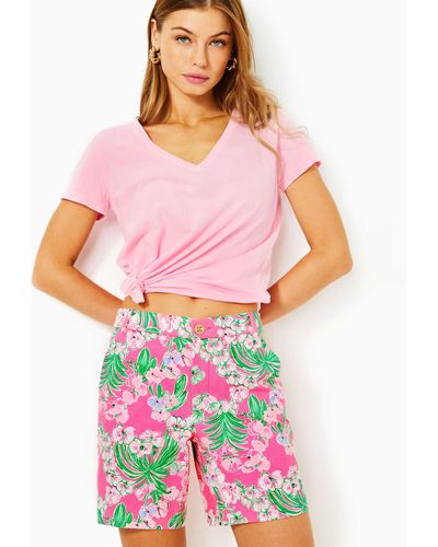 Lilly Pulitzer 7" Gretchen High Rise Short - Pink