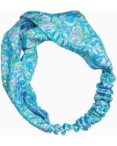 Lilly Pulitzer Twist Headband Wrap - Blue