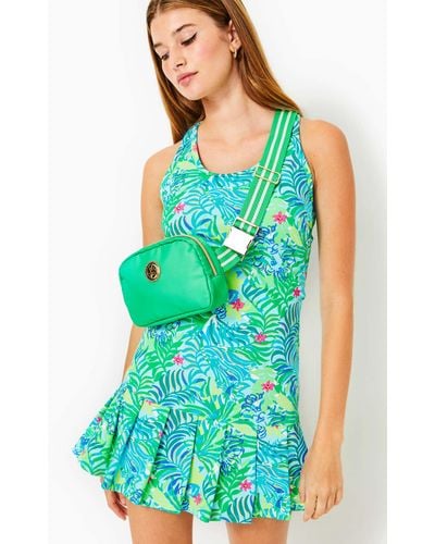 Lilly Pulitzer Upf 50+ Luxletic Ace Active Dress - Blue