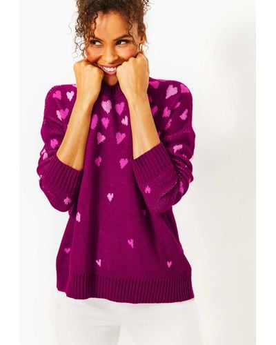 Lilly Pulitzer Elizabelle Sweater - Purple