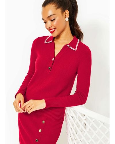 Lilly Pulitzer Lizona Sweater - Red