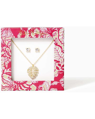 Lilly Pulitzer Ready-to-gift Jewelry Set - Pink