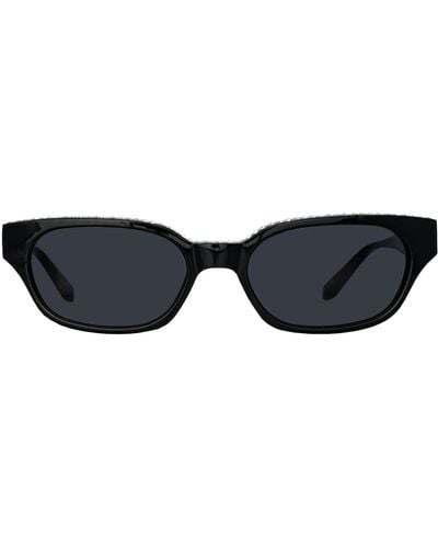 Linda Farrow Magda Butrym Medium Cat Eye Sunglasses - Blue