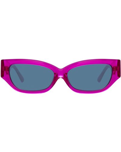 The Attico Vanessa Cat Eye Sunglasses - Pink