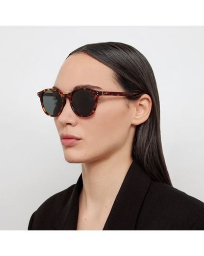 Linda Farrow Powell D-frame Sunglasses - Black