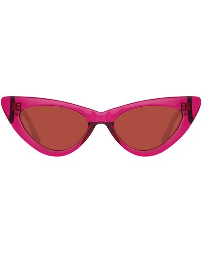 The Attico Dora Cat Eye Sunglasses - Pink