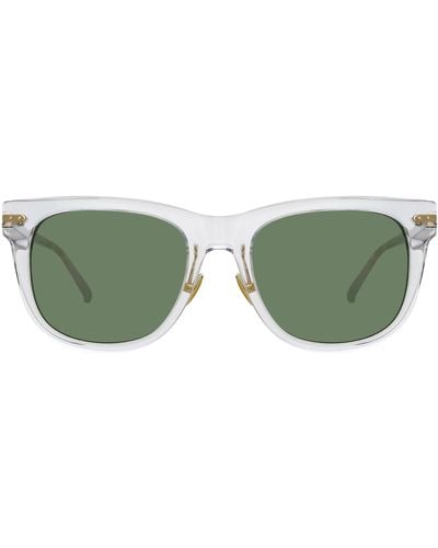 Linda Farrow Chrysler D-frame Sunglasses - Green