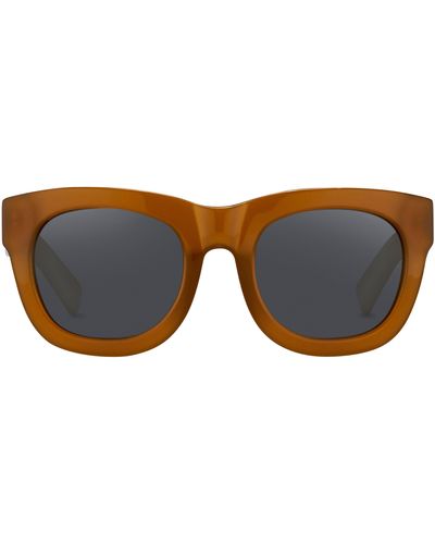 Linda Farrow 3.1 Phillip Lim 159 C5 D-frame Sunglasses - Brown