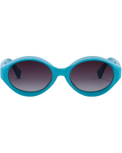Jeremy Scott Visor Sunglasses - Blue