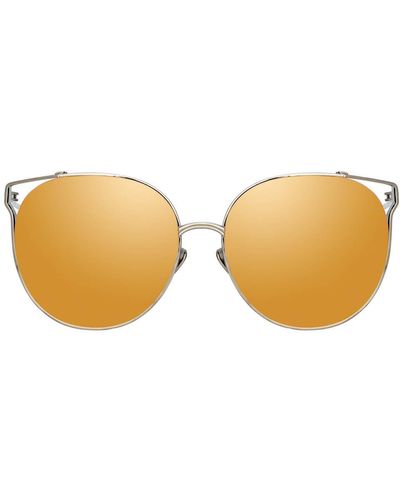 Linda Farrow Joanna Oversized Sunglasses - Multicolor