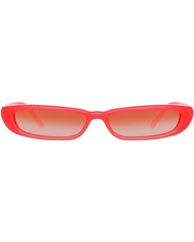 The Attico Thea Angular Sunglasses - Pink