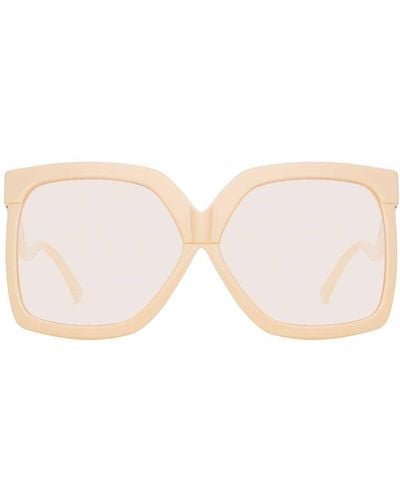 Linda Farrow Dare C4 Oversized Sunglasses - Multicolor