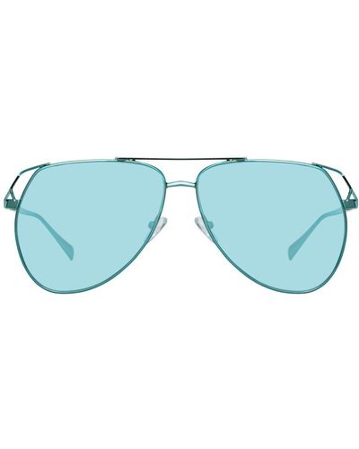 The Attico Telma Aviator Sunglasses - Blue