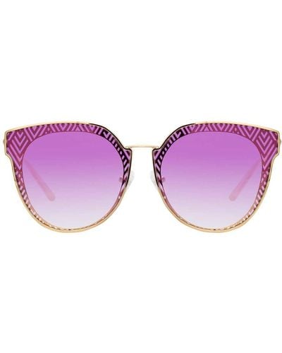 Matthew Williamson Dahlia C5 Oversized Sunglasses - Purple