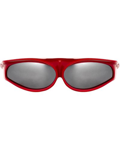 Jeremy Scott Sunviser Sunglasses - Red