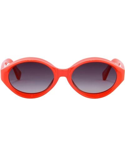 Jeremy Scott Visor Sunglasses - Red