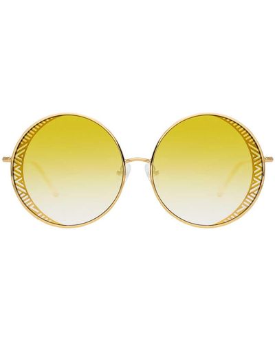 Matthew Williamson Blossom C6 Round Sunglasses - Multicolor