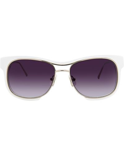 Sacai 1 C3 D-frame Sunglasses - Purple