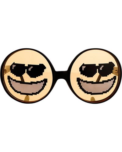 Jeremy Scott Emoticon Sunglasses - Black