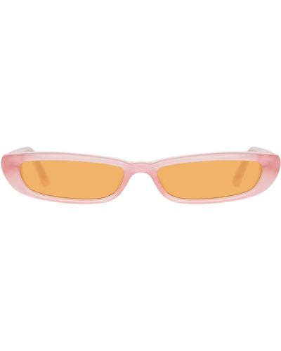 The Attico Thea Angular Sunglasses - Pink
