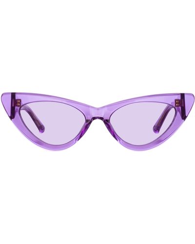 The Attico Dora D-frame Sunglasses - Purple