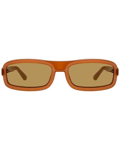 Y. Project 6 Rectangular Sunglasses - Brown