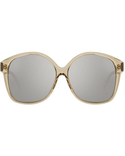 Linda Farrow 570 C6 Oversized Sunglasses - Gray