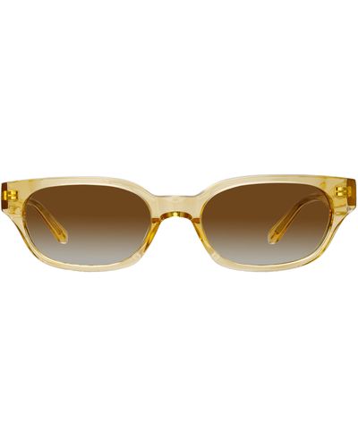 Linda Farrow Magda Butrym Medium Cat Eye Sunglasses - Brown