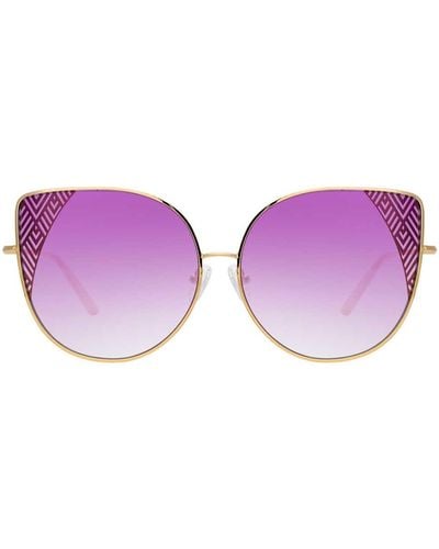 Matthew Williamson Orchid C5 Oversized Sunglasses - Purple