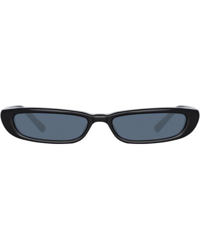 The Attico Thea Angular Sunglasses - Blue