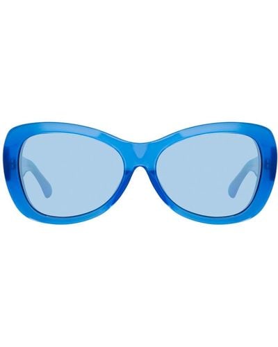 Dries Van Noten 195 Round Sunglasses - Blue