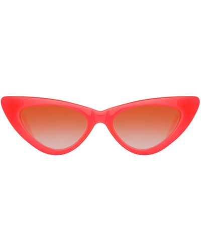 The Attico Dora Cat Eye Sunglasses - Red