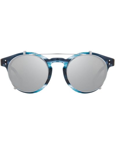 Linda Farrow 569 C6 Oval Sunglasses - Multicolor