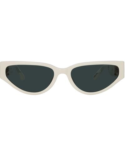 Linda Farrow Tomie Cat Eye Sunglasses - Black