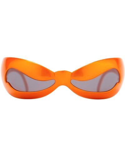 Jeremy Scott Wave Sunglasses - Orange