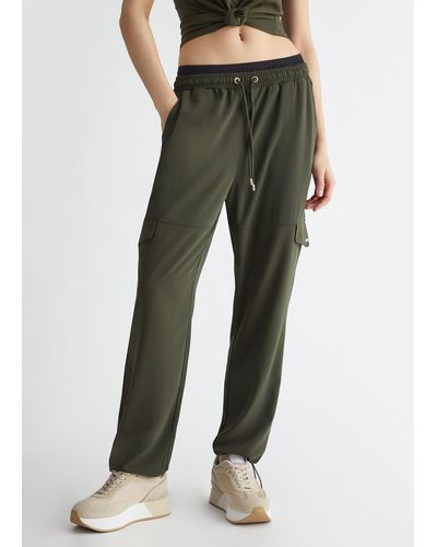 Liu Jo Liu Jo Pantalon Cargo Liu Jo Better - Vert