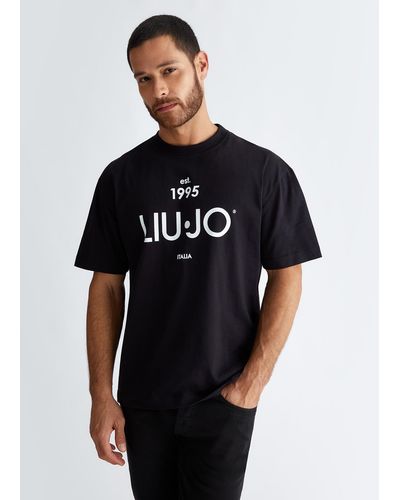 Liu Jo Liu Jo T-shirt Uomo Con Stampa - Nero